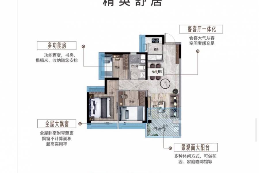 珠海北站美的寶龍城，首期5萬(減)，樓價尾數直接銀行月供，最新價單