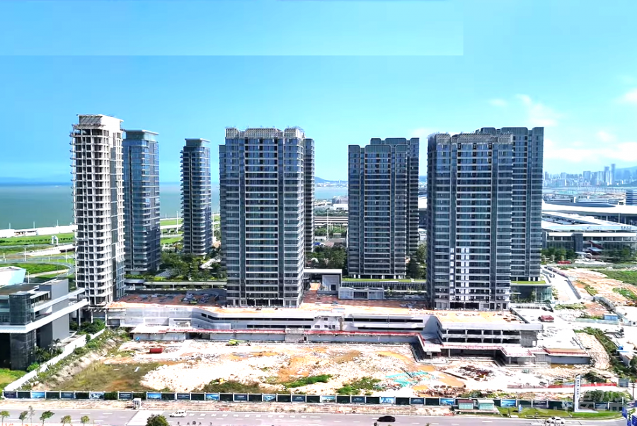 珠海世茂港珠澳口岸城，首期5万(减)，港珠澳大桥关口上盖物业，香港银行按揭，最新价单，中港专车免费上门接载睇楼