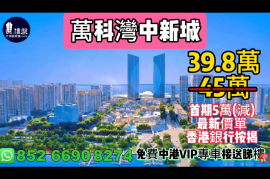 萬科深業灣中新城，深中通道深圳香港一橋之隔，首期5萬(減)，香港銀行按揭，最新價單，免費中港VIP專車上門接載睇樓
