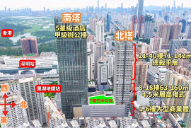 深圳大中華環球金融中心，口岸高鐵地鐵上蓋物業，首期5萬(減)，現樓發售，香港銀行按揭丨最新價單